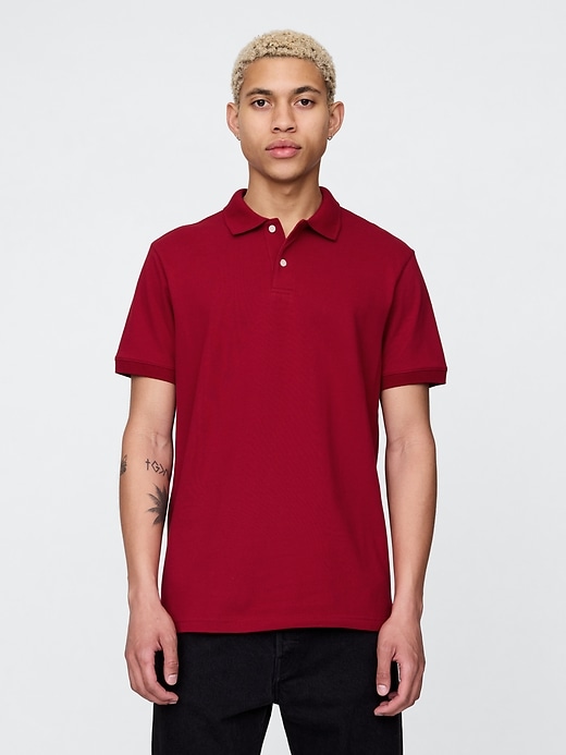 Image number 1 showing, Pique Polo Shirt