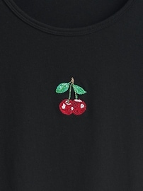 Cropped Graphic T-Shirt