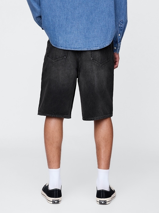 Image number 4 showing, 10.5" Baggy Denim Shorts