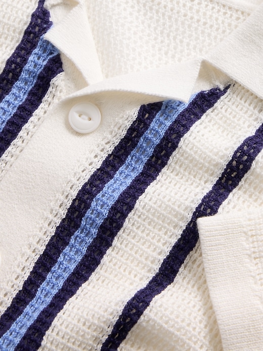 Image number 4 showing, Baby & Toddler Border Stripe Sweater Shirt
