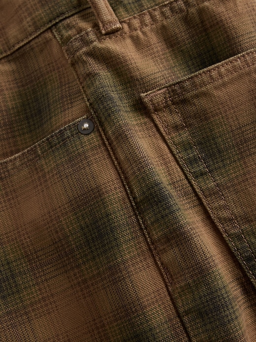 Image number 5 showing, Plaid Canvas Shorts