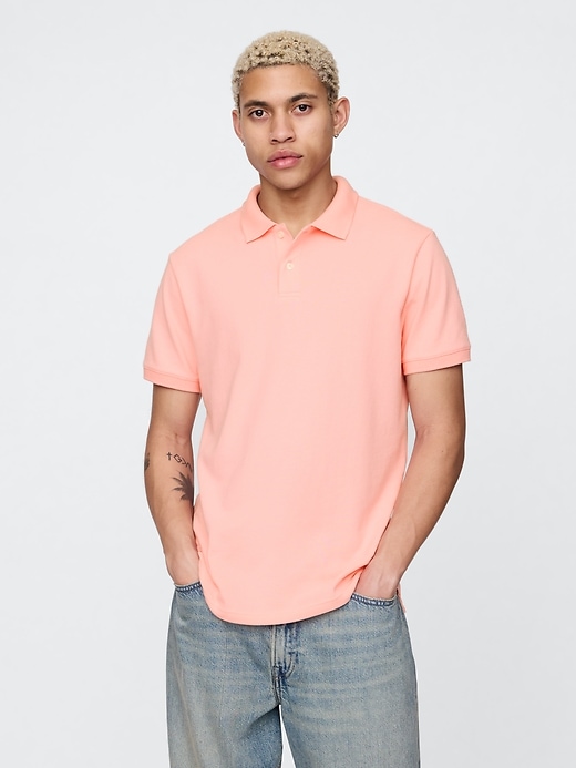 Image number 1 showing, Pique Polo Shirt