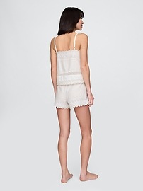 Lace-Trim PJ Cami Set