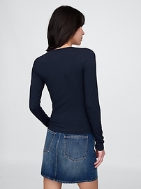 CloseKnit Jersey Henley T-Shirt