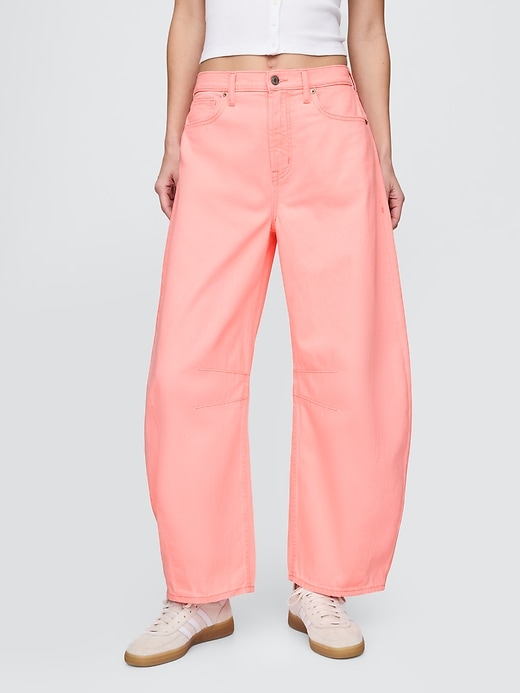 Image number 2 showing, High Rise Horseshoe Jeans