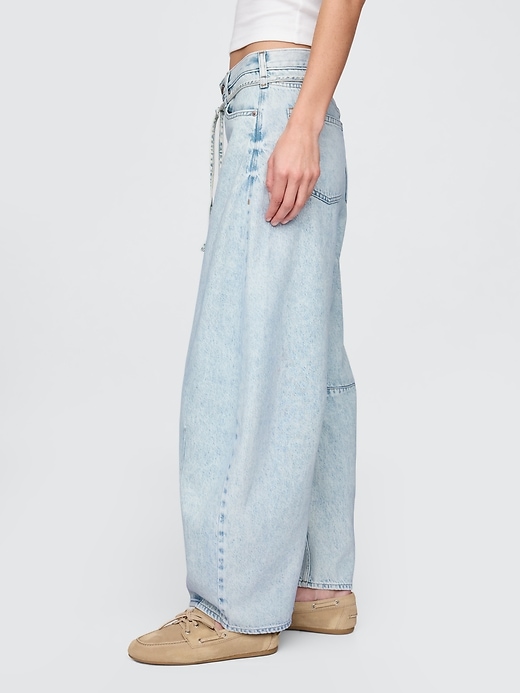 Image number 3 showing, High Rise UltraSoft Horseshoe Jeans
