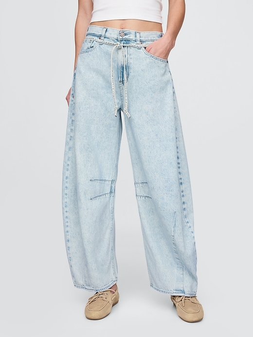 Image number 2 showing, High Rise UltraSoft Horseshoe Jeans