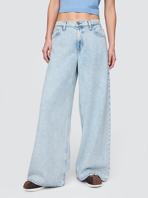 Image number 2 showing, Low Slung UltraSoft Extra Baggy Jeans