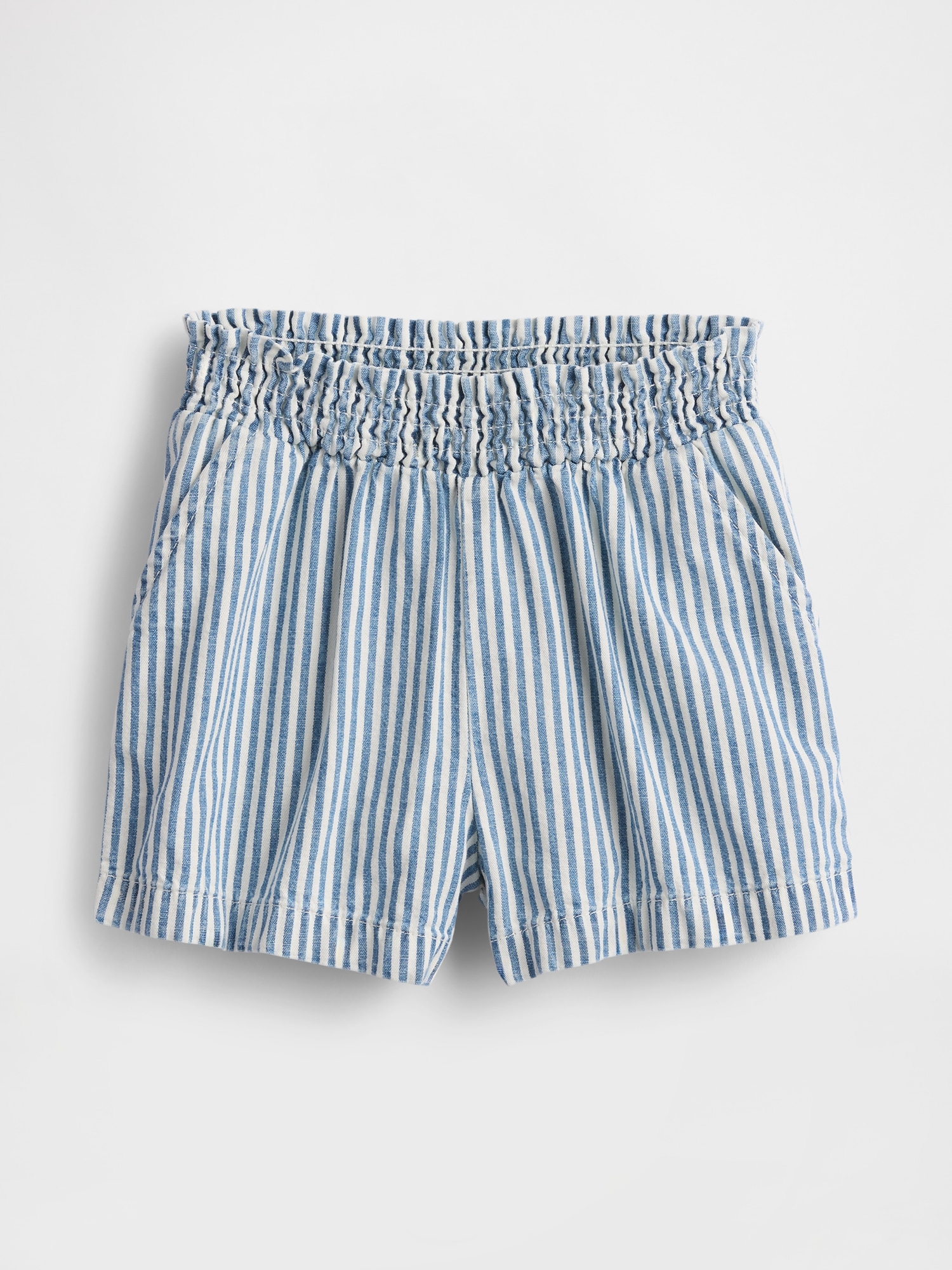 Baby & Toddler Denim Stripe Pull-On Shorts