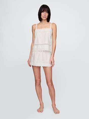 Lace-Trim PJ Cami Set