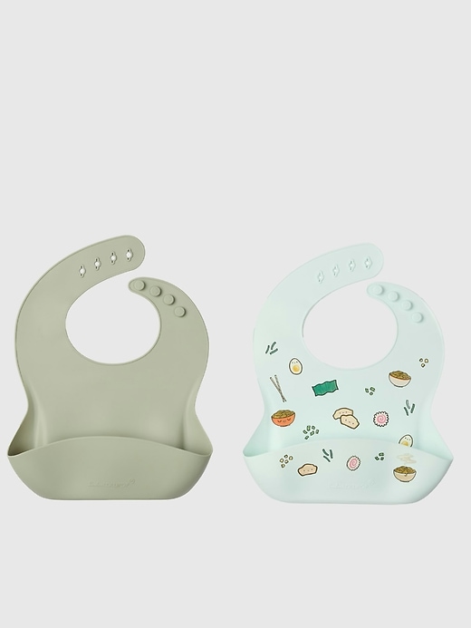 Image number 9 showing, Loulou Lollipop Bibs 2 Pack Set