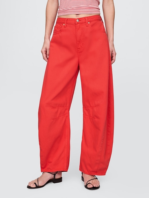 Image number 2 showing, High Rise UltraSoft Horseshoe Jeans