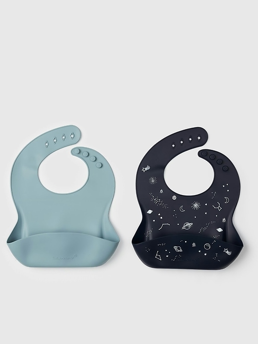 Image number 8 showing, Loulou Lollipop Bibs 2 Pack Set