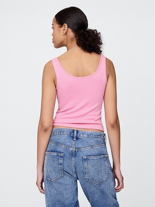 Image number 3 showing, Modern Cropped Tank Top