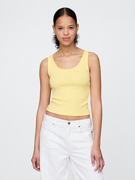 Image number 1 showing, Modern Cropped Tank Top