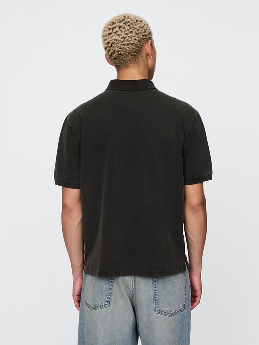 Image number 3 showing, Relaxed Pique Polo Shirt