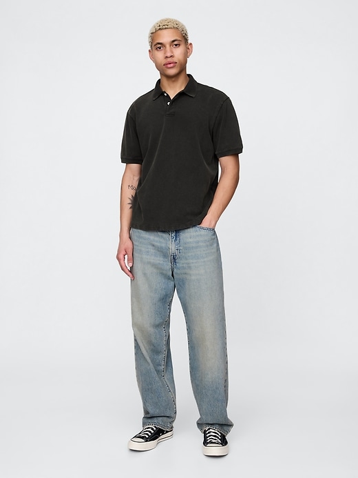 Image number 2 showing, Relaxed Pique Polo Shirt