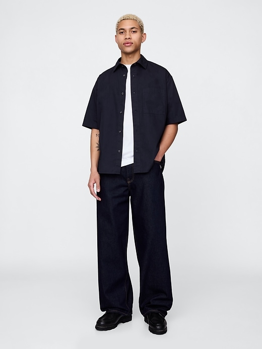 Image number 2 showing, Organic Cotton Oversized Poplin Shirt