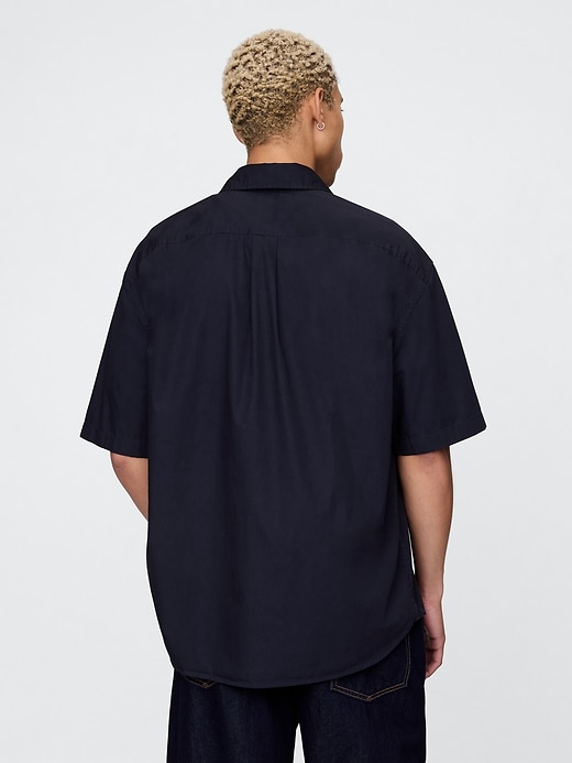 Image number 3 showing, Organic Cotton Oversized Poplin Shirt