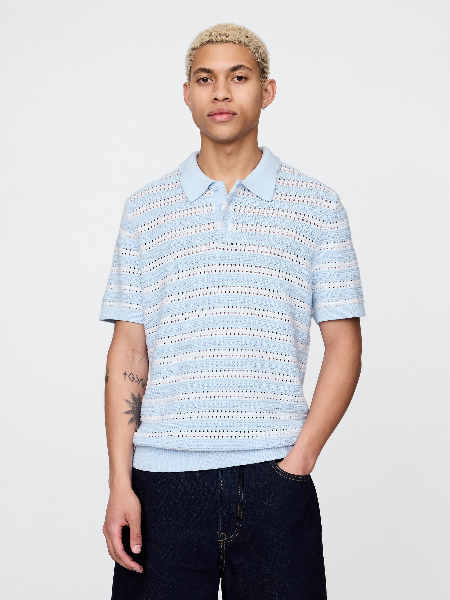 Sweater Polo Shirt