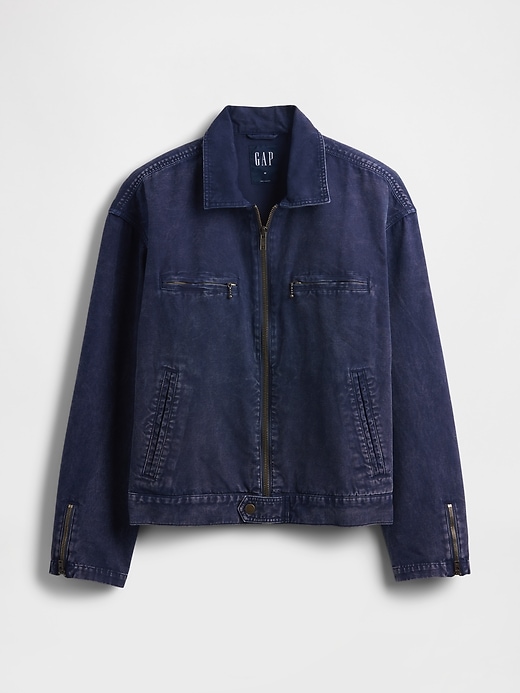 Image number 5 showing, Canvas Moto Jacket