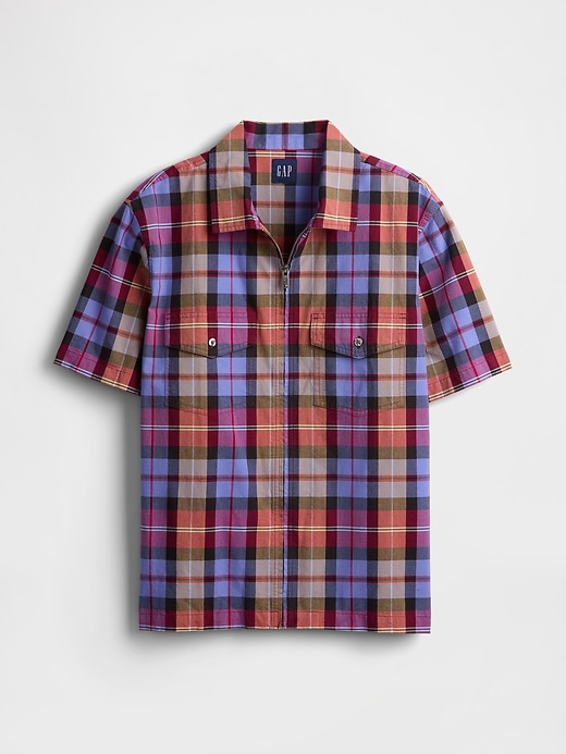 Image number 5 showing, Mixed Plaid Oxford Shirt
