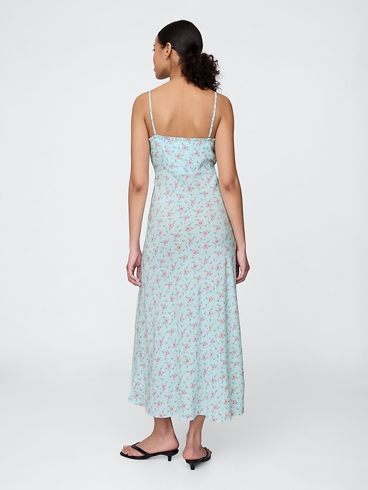 Image number 2 showing, Ruffle-Trim Maxi Slip Dress