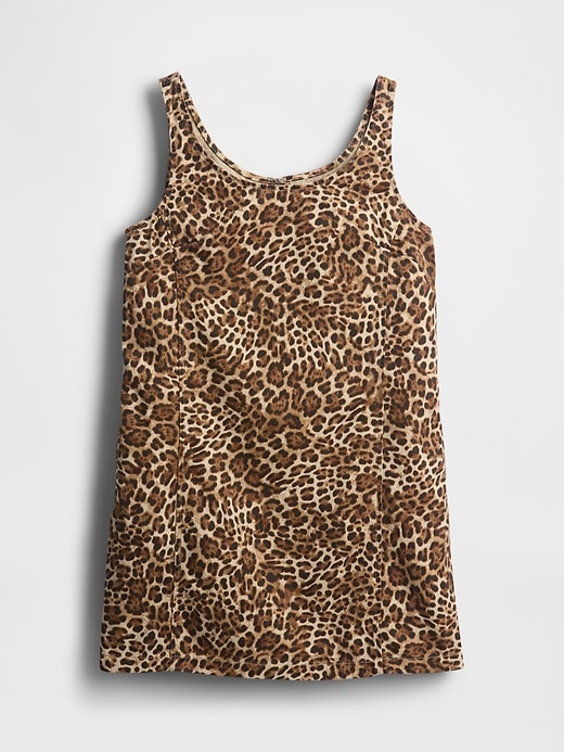 Image number 5 showing, UltraSoft Leopard Denim Mini Dress