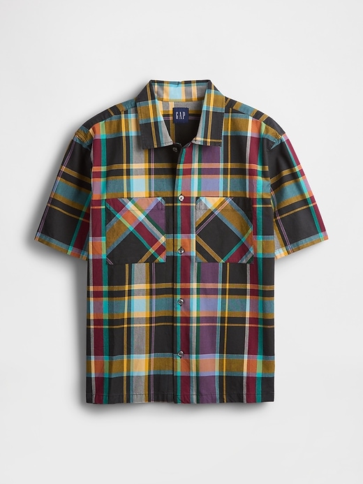 Image number 5 showing, Mixed Plaid Oxford Shirt