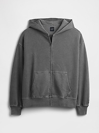 Heavyweight Oversized Zip Hoodie