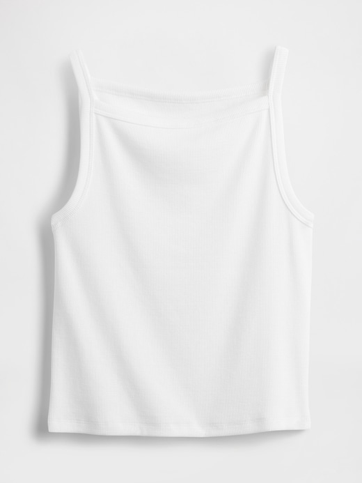 Image number 4 showing, Modern Apron-Neck Cropped Tank Top