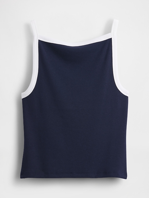 Image number 4 showing, Modern Apron-Neck Cropped Tank Top