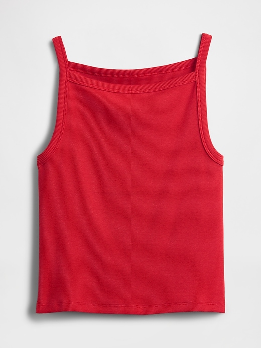 Image number 4 showing, Modern Apron-Neck Cropped Tank Top