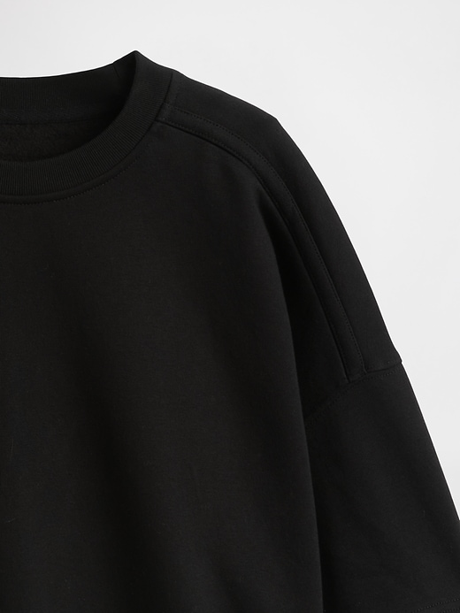 Image number 4 showing, VintageSoft Cropped Elbow-Sleeve Sweatshirt