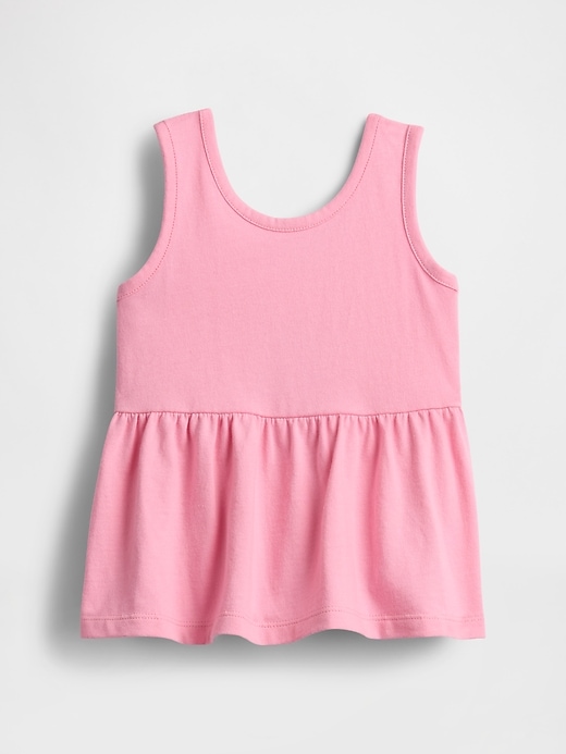 Image number 1 showing, Baby & Toddler Bow-Back Peplum Top