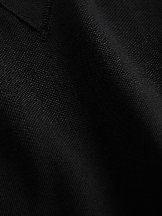 Image number 4 showing, French Terry Cropped Rolled Hem Sweatshirt