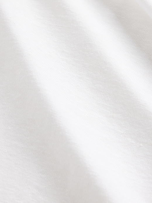 Image number 4 showing, Linen-Blend Crewneck Shell Tank Top