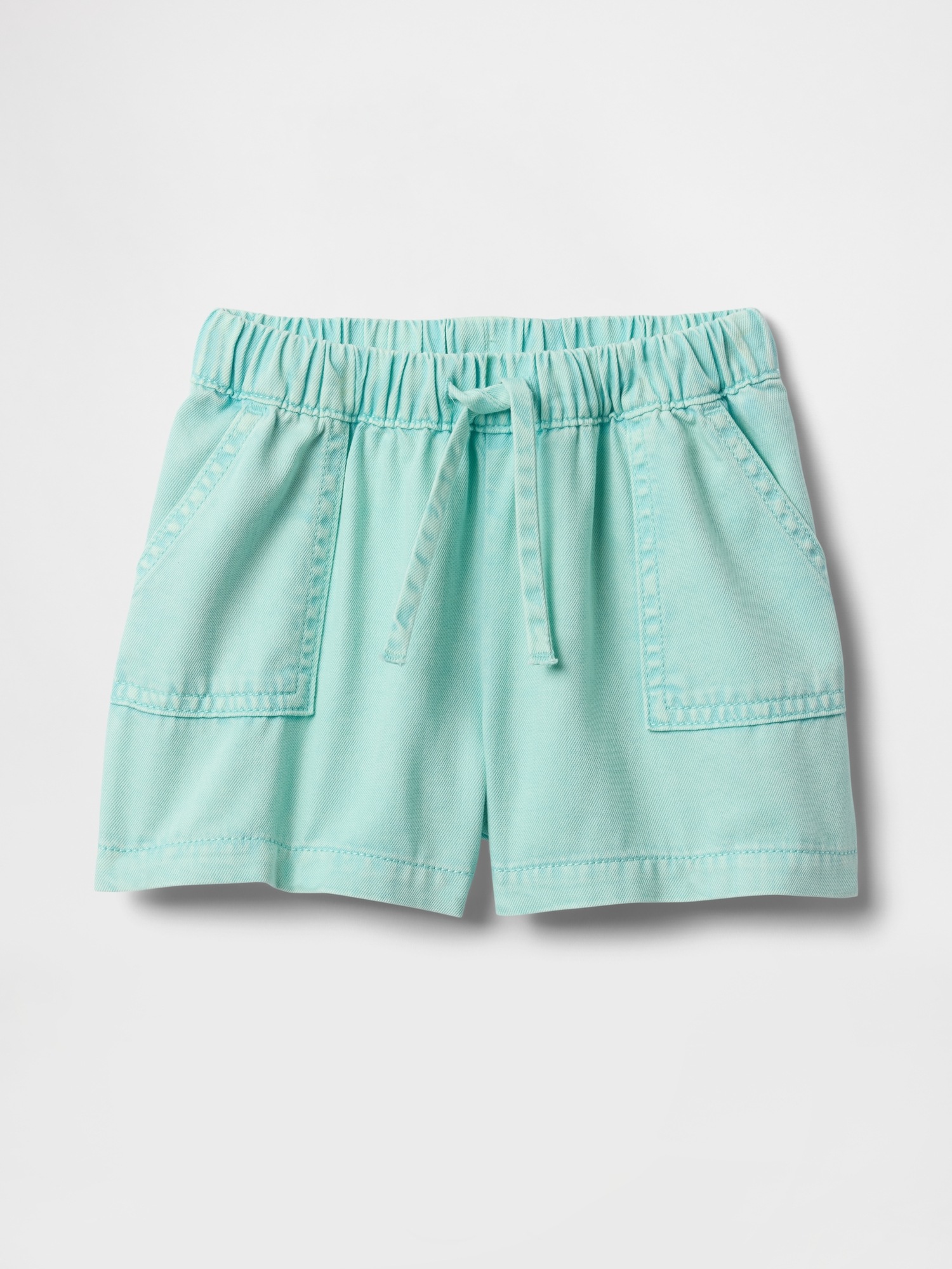 Шорты Gap UltraSoft Pull-On Shorts для малышей, цвет: Surf Spray — фото 2