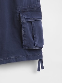 Twill Cargo Baggy Shorts
