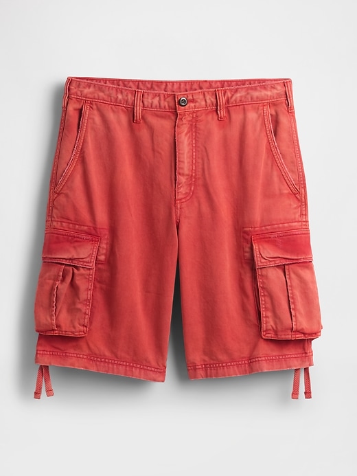 Image number 6 showing, Twill Cargo Baggy Shorts