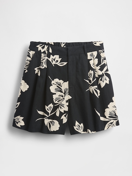 Image number 5 showing, 365 High Rise Linen-Blend Shorts
