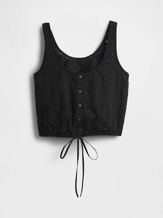 Image number 4 showing, Cinched-Hem Cropped Top