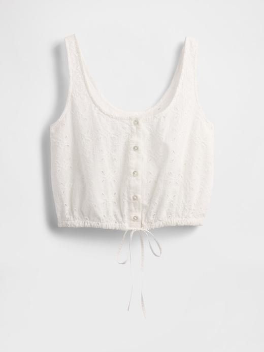 Image number 4 showing, Cinched-Hem Cropped Top
