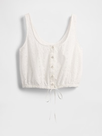 Cinched-Hem Crop Top