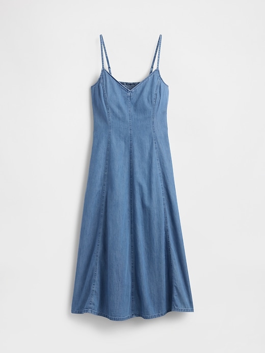 Image number 4 showing, Denim Maxi Dress