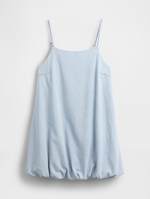 Image number 4 showing, Denim Bubble Mini Dress