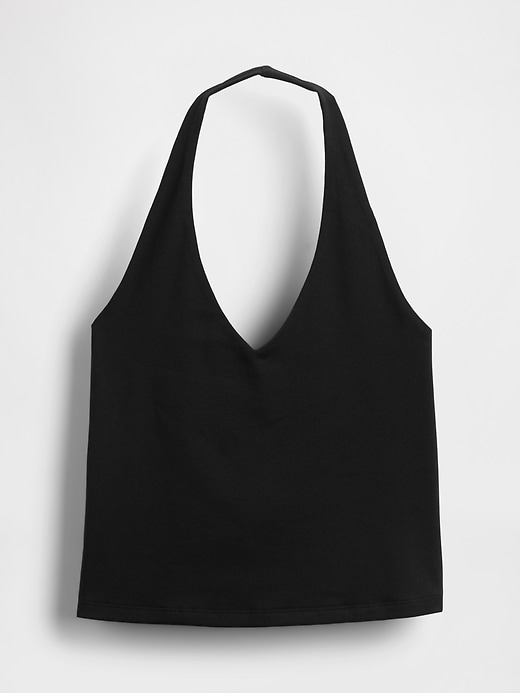 Image number 4 showing, CloseKnit Cropped Halter Top