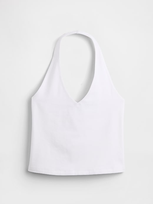 Image number 4 showing, CloseKnit Cropped Halter Top