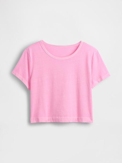 Image number 4 showing, Organic Cotton VintageSoft Cropped T-Shirt