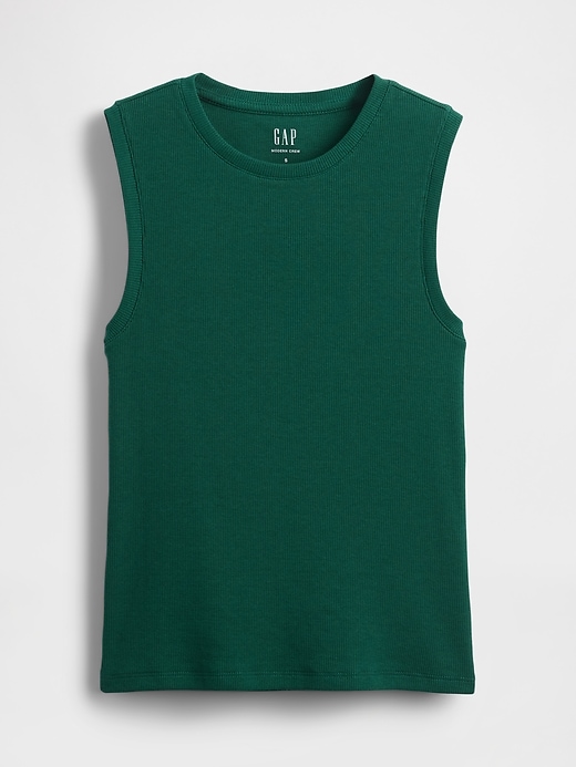 Image number 4 showing, Modern Rib High Neck Top